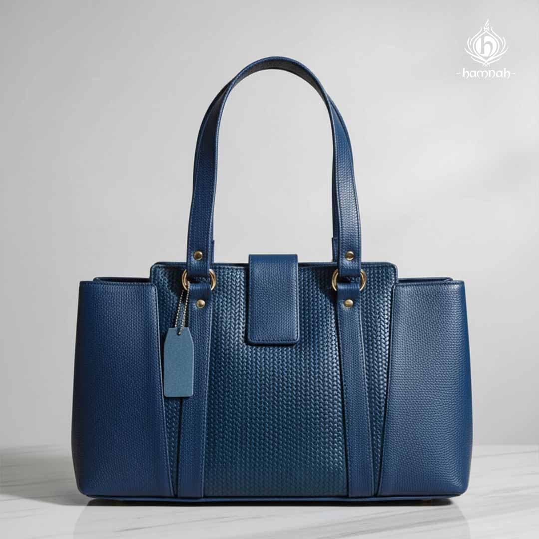 Women's Shoulder Tote Pebbled Leather Bag