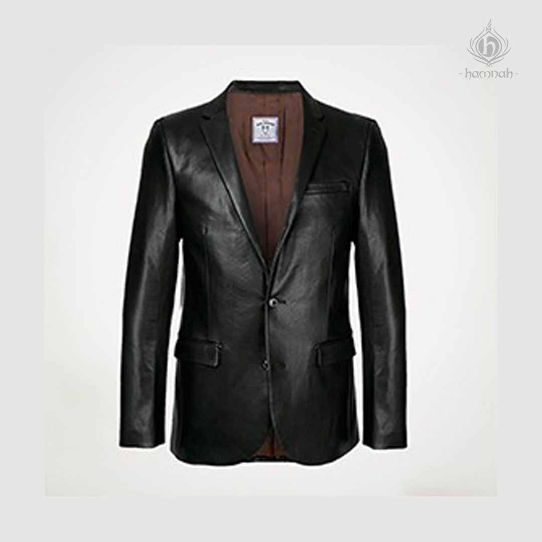 Leather Jacket Men Spring Autumn Solid Color