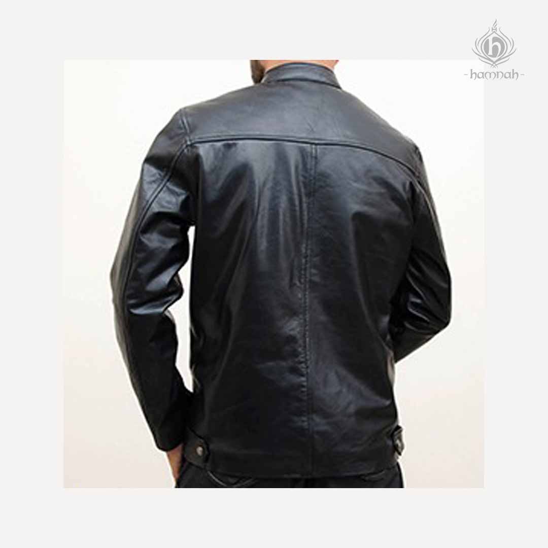 Men's Middle-aged Autumn and Winter Leather Jacket