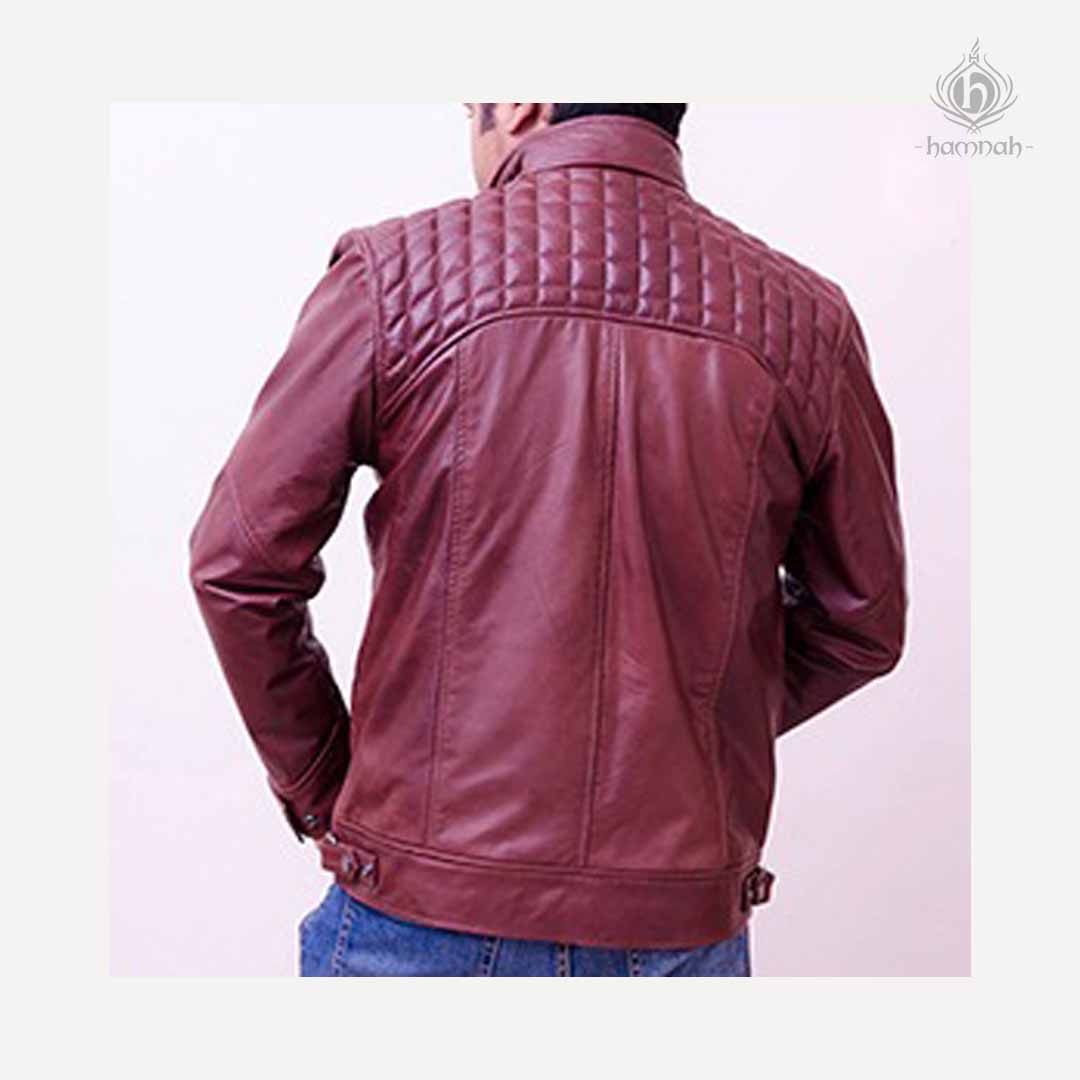 Men's PU Leather Motorcycle Jacket
