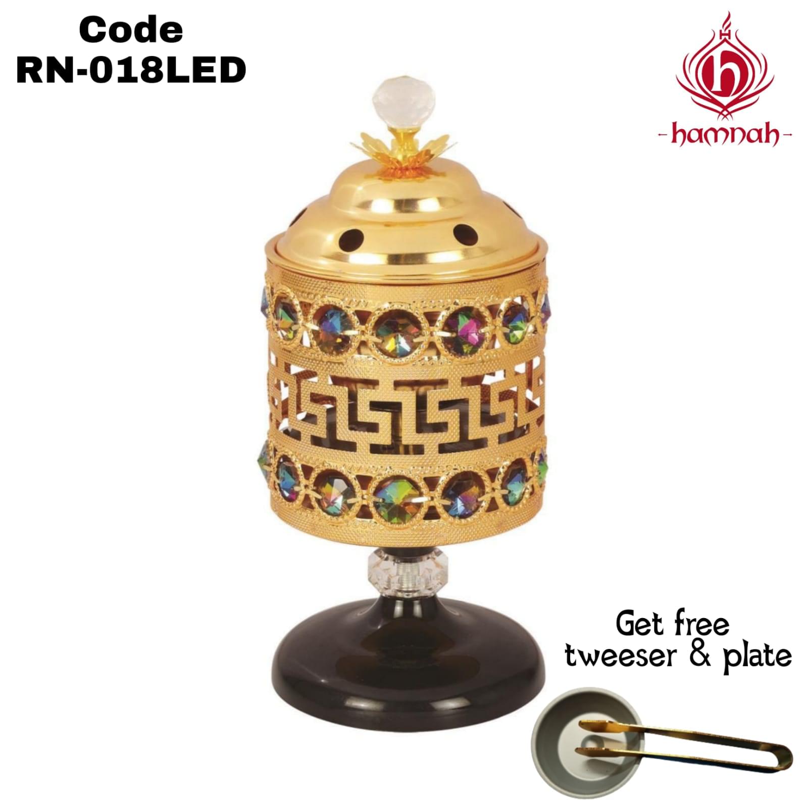 Incense Burner RN018 LED (Golden)
